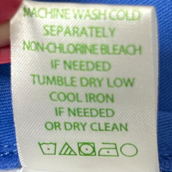 Lilly Pulitzer Bandy Luxletic Tank Top Bennet Blue Crossback Medium Activewear - Picture 9 of 9